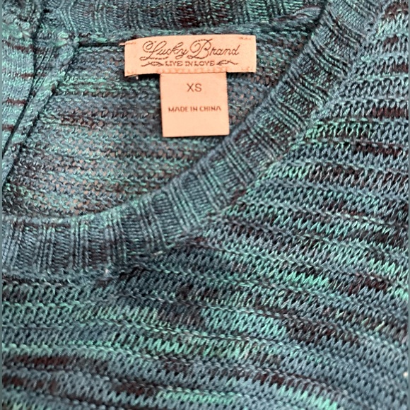 Lucky Brand loose knit 3/4 sleeve sweater - Picture 2 of 5